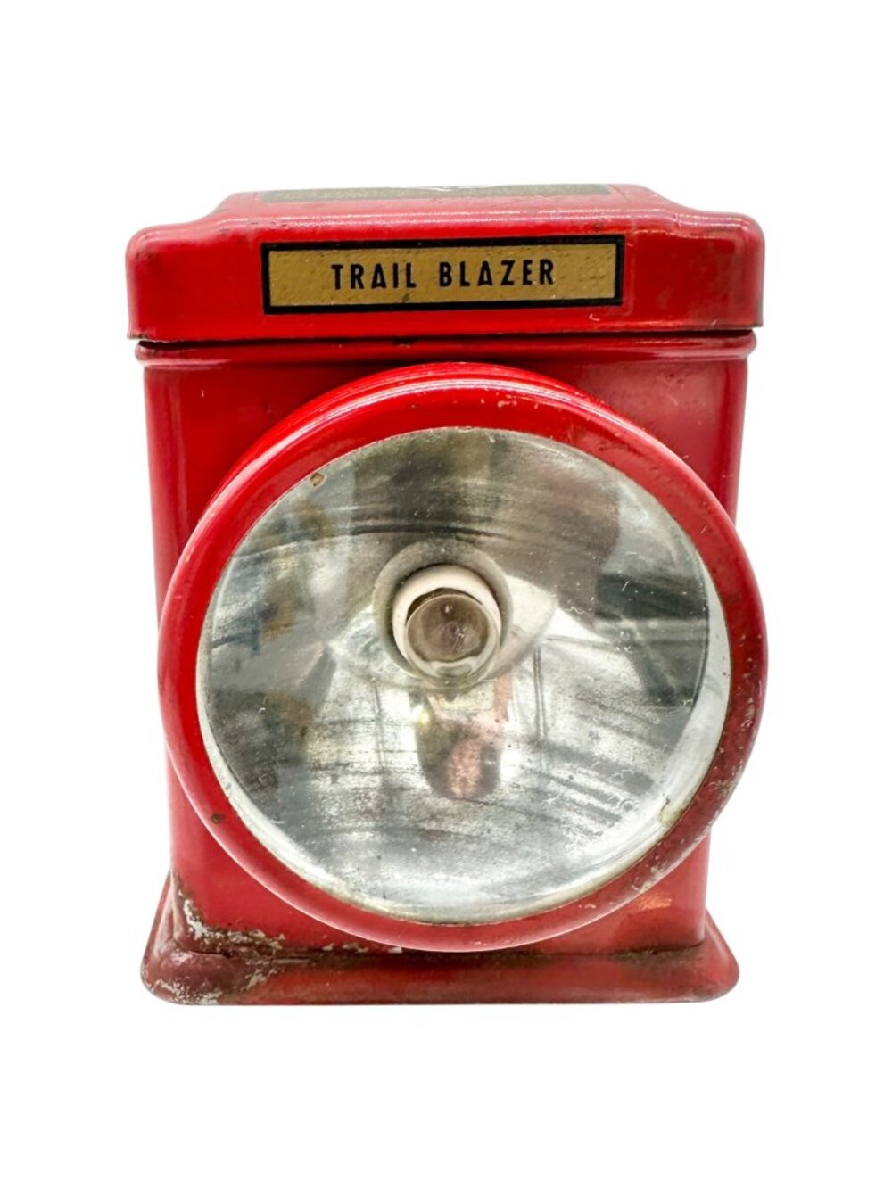 Niagara Junior Guide Trail Blazer Lantern Red Metal Flashlight Retro 1930-40s